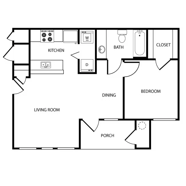 A1 1X1 427 floor plan